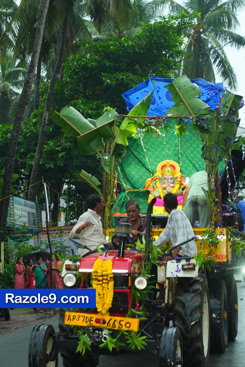 Razole Taluka Ganesh Nimajjanam